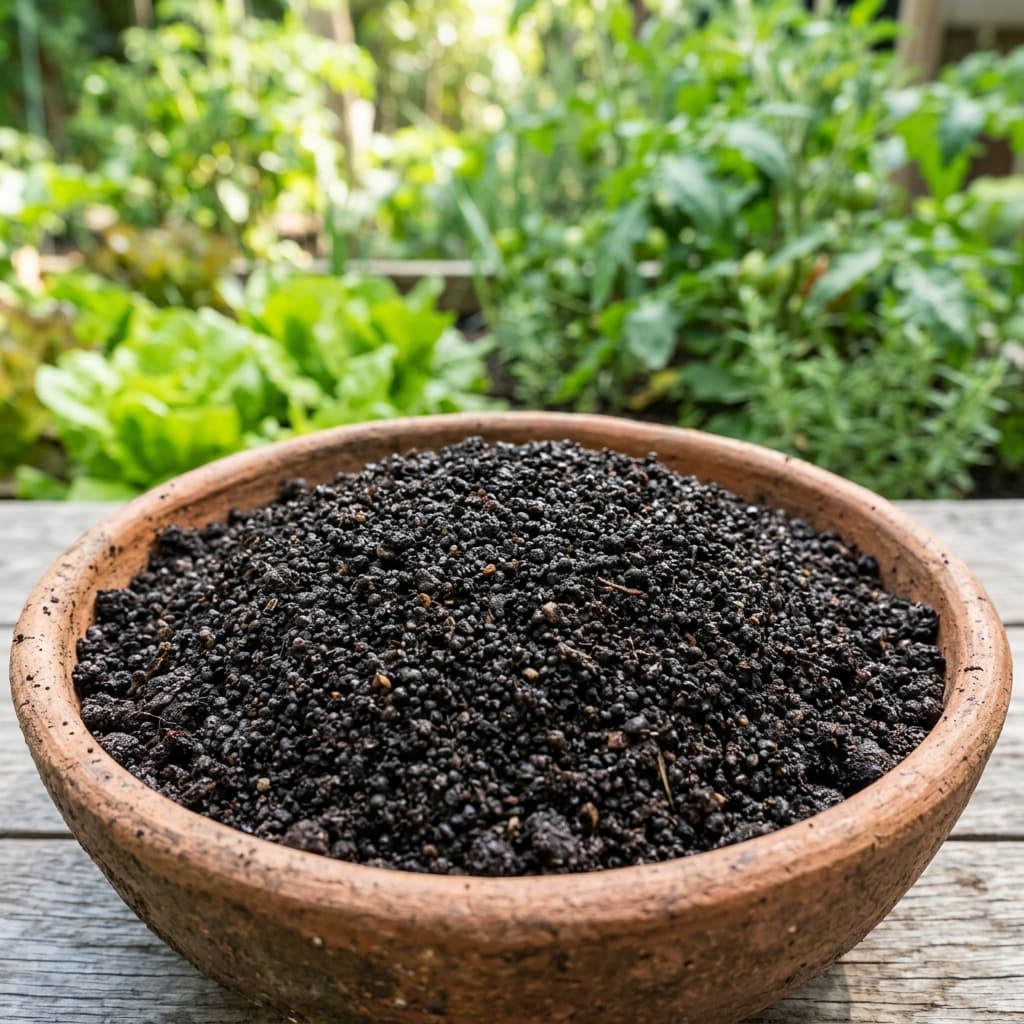 Pure Vermicompost (Worm Castings) Product Close Up